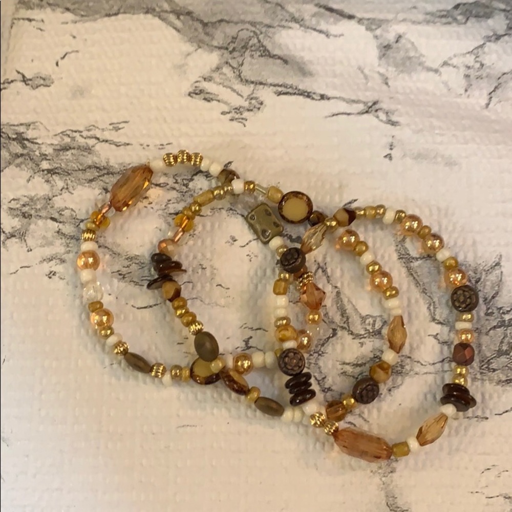 Handmade earring and bracelet bundle ✨🌙🌛